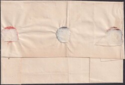 SATTEL (SZ) 1867 Nr.30 im Paar auf sauberem Faltbrief mit Inhalt nach ...