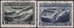 1931, F7+F8+F8* (Zeppelin, Sonderflugpostmarken) sauber entwertet, ...