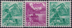 1936, 202y.2.01/2.02 +203y.2.02 (Doppelprägung Landschaftsbilder) ...