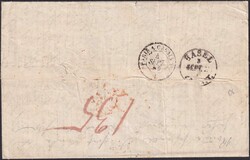 ARGENTIENIEN, ab LUZERN 1855 (2.SEPT) nach Buenos Ayres, Brief ohne ...