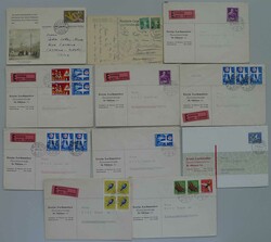WALLIS 1949-1956 (EVOLENE und St.Niklaus) 10 Briefe meist nach ...
