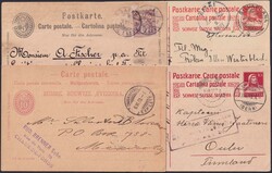 1893-1937, 15 Karten mit Destinationen: Persien (Iran) Mexico, ...