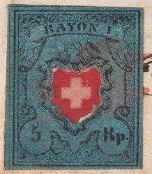 SUHR 1850 (27.OKT, Verwendung im 1.Monat der Bundesmarken ab 1.OKT ...