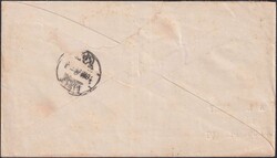 Ormont-Dessus (VD) 1882 (16.MÄRZ), Nr.46 (papier mêlé) nach Vevey, ...