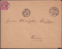 THALHEIM (AG) nach BERN über Schinznach Dorf, Zwergstempel auf 61A ...