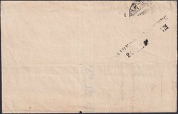 ZUG 1867 (19.DEZ) nach AUGSBURG (DE) Nr.28+30 in seltener 7Rp ...