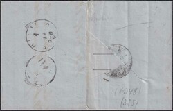 BERN 1867 nach HANAU (DE, Hessen) Nr.43 sauber auf Brief mit ...