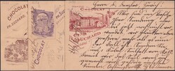NEUENBURG 1897-1898, 3 Chocolat Suchard-Karten, 2x nach WIEN, 1x nach ...
