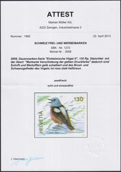 2008: Nr.1272.Ab (Steinrötel mit starker Verschiebung der gelben ...