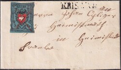 ERISWYL (ab WYSSACHERN BE) nach HEIMISWIL, Rayon I (dunkelblau) mit ...