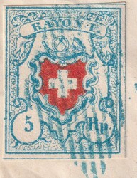 GENEVE 1853 (17.OCTO) nach Versoix. Brief im 1.Rayon mit ...