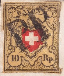 STANS (STANZ) nach Zürich 24.FEB.1851. Rayon II T.23 A2-RU sauber ...