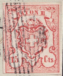 LAUSANNE 1852 (1.MARS) nach ORBE, ausgesprochen seltene ...