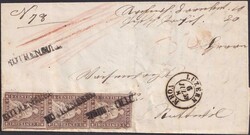 ROTHENBURG 1859 (6.JUL) nach KOTTWIL, Nachnahme per Einschreiben mit ...