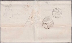 ZÜRICH 16.DEC.1867 nach LIVERPOOL (GB), Nr.43 (2x) auf sauberem ...