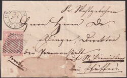 OBERRIET 1852 (2.JUN) nach St.Pirminsberg bei Pfäffers (SG) an den ...