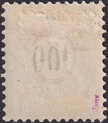 100c (blau) Nr.8I (K) sehr gut gezähnt, ungebraucht mit Gummi und ...