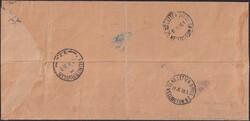 1926, Nr.5 (BIT) auf Brief von GENEVE nach Huntersville (Neuseeland) ...