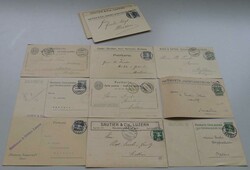 Rasierklingen-Stempel 1904-1922, 17 Karten mit meist sauberen ...