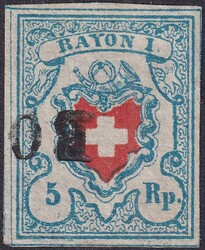 BOLL (Stab-Stempel) auf Rayon I (hellblau): 17II.1.04 (Seidenpapier) ...
