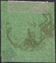 GROSSER ADLER, dunkelgrün, Nr.7 mit roter Rosette (AW.-Nr.5). Guter ...