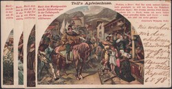 INTERLAKEN 1898, vier saubere AK's: Tell's Apfelschuss, Gessler, ...