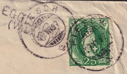 EGGISHORN (Wallis), 67C von FIESCH nach Oxford (England), gut ...