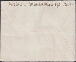 1923, J25-J28 auf portogerechter Verwendung von BASEL nach WIEN (AT) ...