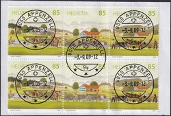 APPENZELL 2009, Nr.1323-1325 auf Ausschnitt der Alpabfahrt von ...