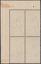 5c grün, 77B.a (hellgrün) ** postfrischer Viererblock mit ...