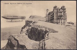 Zeppelin: Ville de Lucerne mit Rigi-Kulm (1800m) mit Zugersee, ...