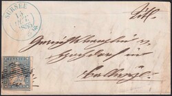 SURSEE 1855 (15.OCT) nach Ballwyl, gut geschnittene 23A (23A3) mit ...