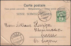 BERN, Interlaken (Hotel Schweizerhof) illustrierte Karte mit 65B ...