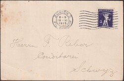 VERSOIX (pres Genève), Karte "manufacure des Bonvons "DEG" von J.F ...