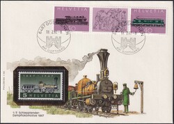 EISENBAHNEN 1947+1982: fünf Briefe mit Nr.277-280 auf FDCs ...