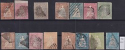 1854-1863, Strubel-Sammlung, meist ausgesuchte Qualität auf zwei ...