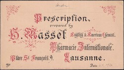 1924, ZIERBRIEF von LONDON nach Lausanne (an H.Masset). ...