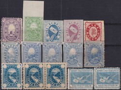 1860-1964, 19 Hotelpost-Marken * ungebraucht, Fundgrube! Bilder www.