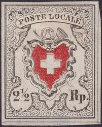 POSTE LOCALE (14I.1.01) ungebraucht im seltenen Erstdruck (mit ...