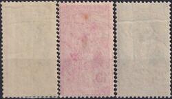UPU: B-Serie, 77B+78B+79B ** postfrisch, ohne Falzspuren und ...