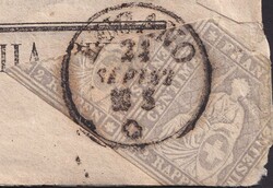 LUGANO (GAZETTA TICINESE) 1862 (24.SEPT) nach ITALIEN mit ...