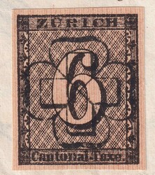 Schwerzenbach 1843 (9.MAI), 2S auf Brief nach Zürich (Ganzfälschung ...