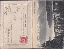 Rigi Kaltbad & Rigi Kulm, Nr.104 auf Karte nach Dänemark. MUSTER ...