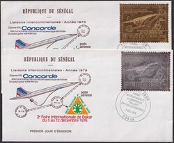 GOLD-Briefmarken (vergoldet) von Sénégal (Dakar), Rep.Guinea mit ...