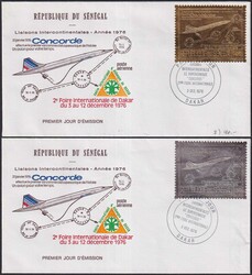 GOLD-Briefmarken (vergoldet) von Sénégal (Dakar), Rep.Guinea mit ...