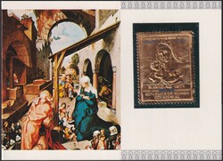 GOLD-Briefmarken (vergoldet) von Guinea Ecuatorial, etc. ...