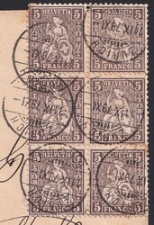 ZÜRICH 1879 (11.Sept) nach Niederweningen (An Gem'amm. Sollberg) mit ...