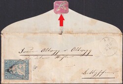 ARBON 1856 nach Bottighofen (TG), 23F (23B1.m) mit Bogenecke unten ...