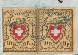 WILLISAU 1854 (14.April) nach Sempach, RII: T.31+32 E-LU im frischen ...