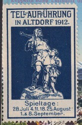 ALTDORF (URI) Tell-Aufführung 1912 (Vignette) auf attraktiver ...